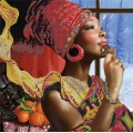 Схема для вышивания бисером КАРТИНЫ БИСЕРОМ "Африканские мотивы"